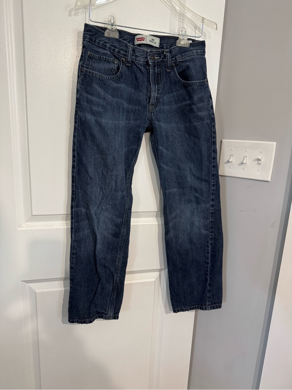 Boys 505 Levi's Indigo Regular Straight Jeans size 16